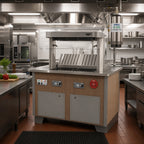 Thumbnail image #3 for Vollrath V-Class Custom Downdraft Vent System for Induction Buffet Warmers with 18" Curved Breathguard and ANSUL R-102
