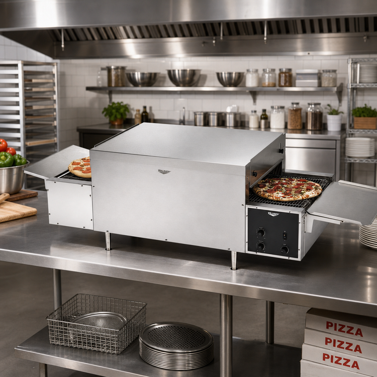 Product image #2 for Vollrath PO4-24014L-R Countertop Single Deck Conveyor Pizza Oven, 68-Inch Wide, 240V