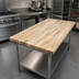 Thumbnail image #2 for BK Resources 60 Inch x 30 Inch Hard Maple Work Table Replacement Top, 1-3/4 Inch Thick