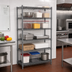 Thumbnail image #2 for Valu-Master 42W x 21D x 86H 5-Tier Starter Wire Shelving Unit, Pewter Gray Epoxy Finish