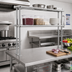 Thumbnail image #2 for Flex-Master 48 Inch Table-Mount Wire Shelving Post with Mounting Plate, Chrome Finish