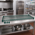 Thumbnail image #2 for Serv-Ware 30 x 72 Inch Green Epoxy Wire Shelf with 4 Shelf Clips