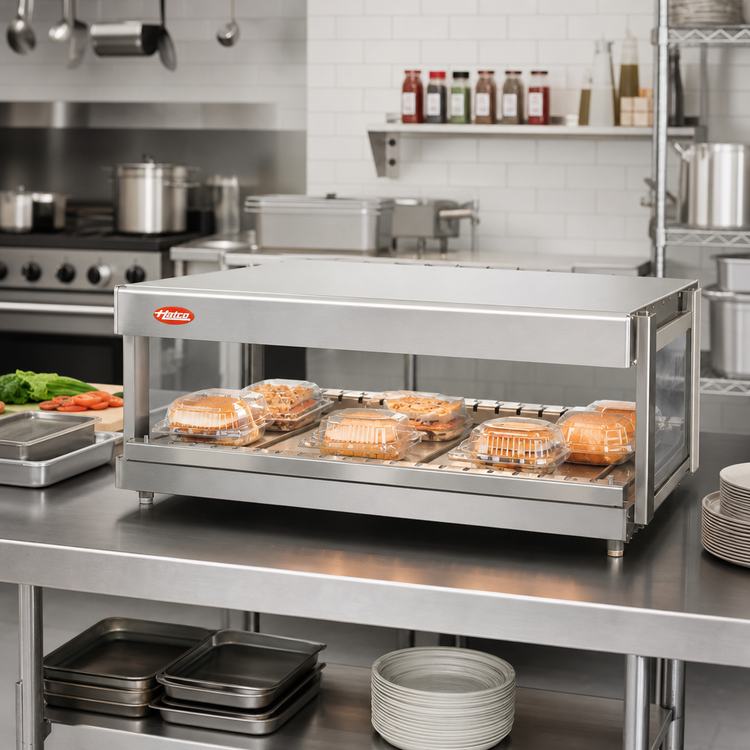 Product image #2 for Hatco Glo-Ray® GRSDH-30 30-Inch Horizontal Single-Shelf Pass-Through Countertop Merchandising Display Warmer
