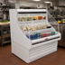 Thumbnail image #2 for Howard-McCray 35E Series Remote Straight-Side Low-Profile Open Merchandiser, 51 Inch W x 44 Inch H, White, LED Top