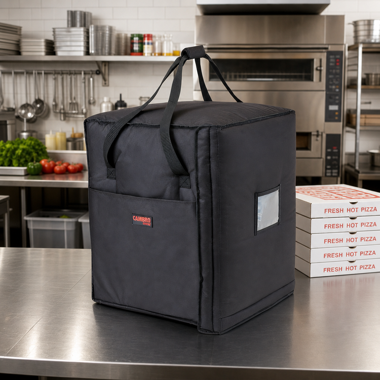 Product image #3 for Cambro GoBag Standard Pizza Delivery Bag for (10) 18-Inch Pizza Boxes, 19 x 19 x 23 Inches, Black