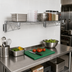 Thumbnail image #2 for Quantum Wall-Mounted Cantilever Single Wire Shelf, 54 x 14 Inches, Chrome Plated