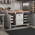 Thumbnail image #2 for FWE Handy Line Mobile Heated Holding Cabinet, 3-Section, Undercounter Height, 7 Pan Capacity Per Compartment