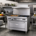 Thumbnail image #2 for Garland GF Starfire Pro 36-Inch Gas Modular Top Restaurant Range with 24-Inch Thermostatic Griddle and 2 Open Burners