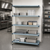Thumbnail image #2 for MetroMax Q 42 in. W x 24 in. D x 74 in. H 5-Shelf Add-On Louvered Polymer/Wire Shelving Unit