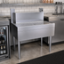 Thumbnail image #2 for 30-Inch Stainless Steel Underbar Beer Drainer with Tubing Chase and Lift-Out Perforated Insert