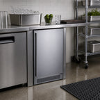 Thumbnail image #2 for Summit Commercial BIM182ADA 18-Inch Built-In/Freestanding Clear Cube Ice Maker, 60 Lb Daily Production, Stainless Steel