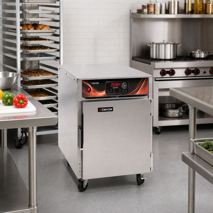 Product image #2 for Cres Cor Roast-N-Hold Mobile Undercounter Convection Cook and Hold Oven, 5-Pan, 120V