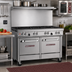 Thumbnail image #2 for Southbend Ultimate 48-Inch Gas Restaurant Range with 6-Burner Top, Standard Oven and Cabinet Base