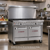 Thumbnail image #2 for Southbend Ultimate 48-Inch Gas Restaurant Range with 6-Burner Top, Standard Oven and Cabinet Base