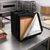 Thumbnail image #2 for Deluxe Black Pizza Delivery Bag with Rack, 19 x 19 x 27 Inches, Holds Up to 10 Pizza Boxes