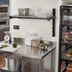 Thumbnail image #2 for Cambro Camshelving Elevation Wall-Mounted Add-On Shelf Kit, 21 x 36 Inches, Vented Shelf, Brushed Graphite