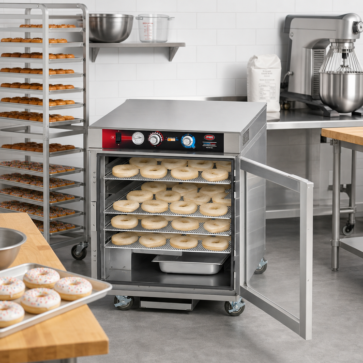 Product image #2 for FWE ETC-2333-9PH Non-Insulated Proofer/Heated Holding Cabinet for 9 Donut Screens