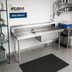 Thumbnail image #2 for Eagle Group Spec-Master 72-Inch Straight Stainless Steel Soiled Dishtable with 20 x 20 x 5 Sink, Left-to-Right Operation