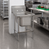 Thumbnail image #2 for Advance Tabco Regaline Spec-Line 94 Series Commercial 1-Compartment Sink, 24 x 24 x 14 Bowl, 14 Gauge 304 Stainless Steel, 11-Inch Splash