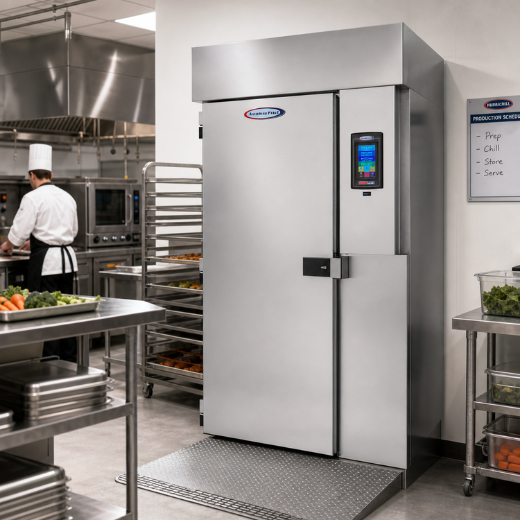 Product image #2 for HURRiCHiLL AP24BCF300-3 Roll-In Remote Blast Chiller/Shock Freezer, 300 lb Capacity