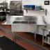 Thumbnail image #2 for BK Resources 3-Compartment Stainless Steel Sink with Left and Right Drainboards