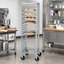 Thumbnail image #2 for Metro RE1 Mobile End-Load Wire Bun Pan Rack, 38-Pan Capacity, 18 x 26-Inch Pans, Brite Zinc Finish