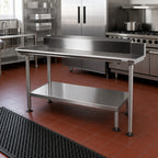 Thumbnail image #2 for John Boos CDT8-LS48SSK Stainless Steel Dishtable Undershelf, 41-5/8"W x 24-1/8"D, 18-Gauge 300 Series Shelf, Adjustable Bullet Feet