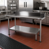 Thumbnail image #2 for John Boos 41-5/8 Inch x 24-1/8 Inch 300 Series Stainless Steel Dishtable Undershelf with Adjustable Bullet Feet