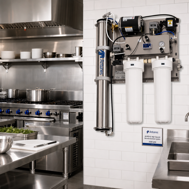Product image #2 for Antunes AQ-RO-HC High Capacity Wall-Mounted Reverse Osmosis Water Treatment System, 2500 GPD