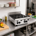 Thumbnail image #2 for Vulcan Achiever 24-Inch 4-Burner Gas Countertop Hot Plate