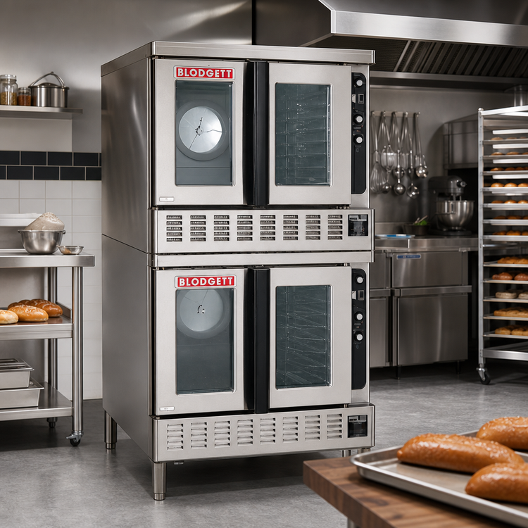 Product image #2 for Blodgett DFG-200 DBL Double-Deck Full-Size Bakery Depth Gas Convection Oven