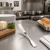 Thumbnail image #3 for Oxford 7-Inch Extra-Heavy 18/8 Stainless Steel Butter Spreader — Mirror Finish