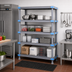 Thumbnail image #2 for Quantum Millenia 4-Shelf Polymer Shelving Unit, 72