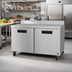 Thumbnail image #2 for Hoshizaki Steelheart 60-Inch Two-Section Reach-In Worktop Freezer, 15.1 Cu. Ft., Solid Doors