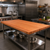 Thumbnail image #2 for John Boos Boos Block American Cherry Edge Grain Kitchen Countertop, 96 x 48 x 2-1/4 Inch, Varnique Finish