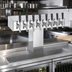 Thumbnail image #2 for Perlick Century 10-Faucet Wide Base Tee Draft Beer Tower, Countertop, Extra High, Glycol-Cooled, Polished Chrome
