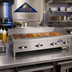 Thumbnail image #2 for Comstock-Castle Castle Series 48-Inch Countertop Gas Griddle with 1-Inch Polished Steel Plate and Thermostat Controls