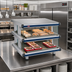 Thumbnail image #2 for Hatco Glo-Ray Designer Slant Dual Shelf Countertop Hot Food Merchandising Display Warmer, 66.25 Inches Wide