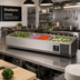 Thumbnail image #2 for DineXpress DXP3CMSL Slimline 3-Pan Mechanically Cooled Cold Food Counter