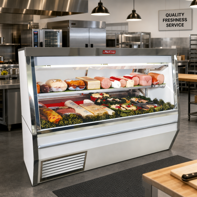 Product image #2 for Howard-McCray 34N Series 144-Inch Remote Double Duty Deli Meat & Cheese Service Case with LED Lighting