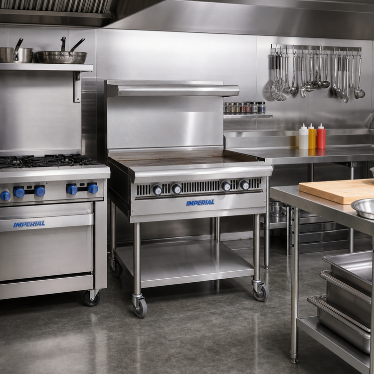 Product image #2 for Imperial Spec Series Heavy-Duty 18-Inch Gas Modular Add-A-Unit Griddle with Manual Controls