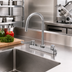Thumbnail image #2 for Equip 8-Inch Deck Mount Workboard Faucet with 5-1/2-Inch Swivel Gooseneck Spout