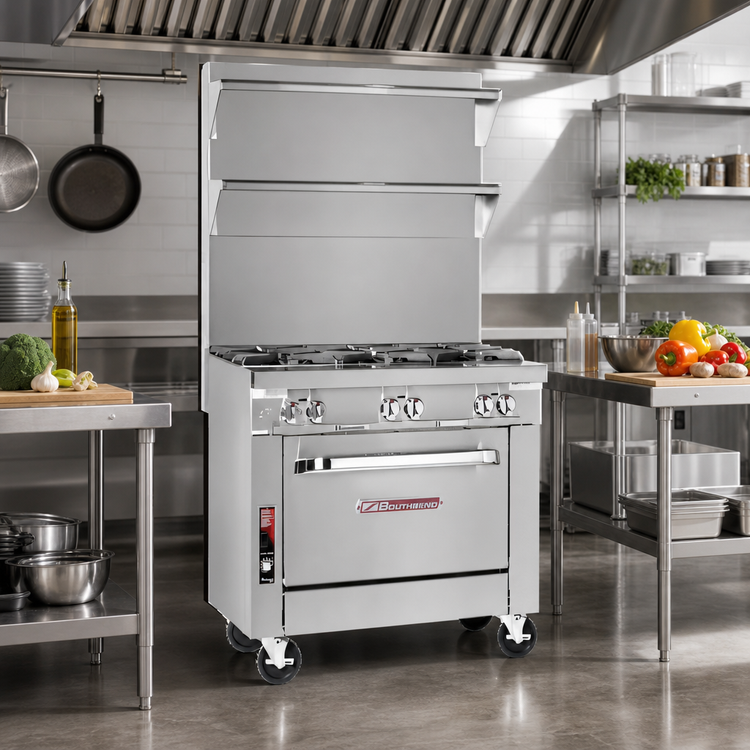 Product image #2 for Southbend Platinum 36-Inch Heavy Duty Electric Induction Range with TruVection Oven Base