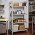 Thumbnail image #3 for Cambro Camshelving Premium 4-Shelf Vented and Solid Stationary Starter Unit, 30-Inch Wide x 24-Inch Deep x 72-Inch High, Speckled Gray