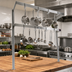 Thumbnail image #2 for John Boos PRD1A Table-Mounted Double-Bar Stainless Steel Pot Rack