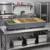 Thumbnail image #2 for Vollrath 6-Well Drop-In Electric Hot Food Well Unit for 12 x 20 Pans, Wet Operation, 208-240V