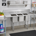 Thumbnail image #2 for Advance Tabco Convenience Store 3-Compartment Sink with Left and Right Drainboards, 58-Inch Wide