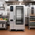 Thumbnail image #2 for Alto-Shaam Prodigi™ Classic 20-20E Electric Boiler-Free Floor Model Combi Oven/Steamer with Roll-In Cart