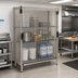 Thumbnail image #2 for MetroMax Stationary Security Cage with Sliding Doors, 24 x 48 Shelf Capacity