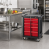 Thumbnail image #2 for Rubbermaid Commercial Products 5-Drawer Mobile Work Center Cart, Black, 250 lb. Capacity